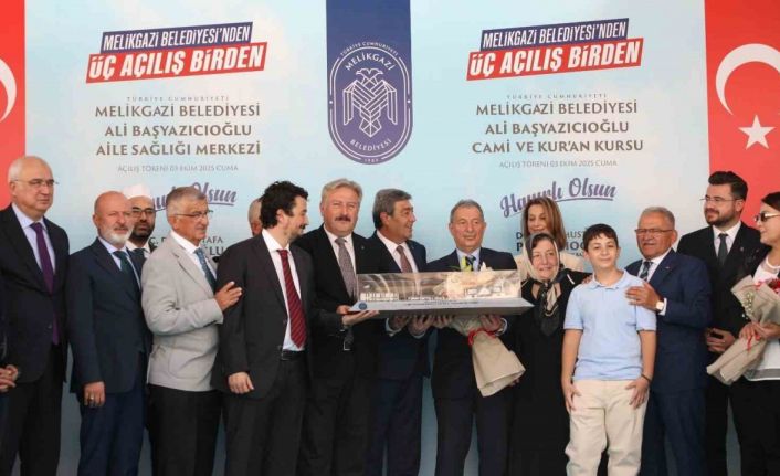 Melikgazi’de bir ASM ve cami daha açıldı