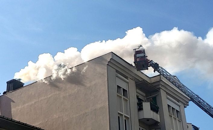 Menteşe’de baca yangını paniğe neden oldu