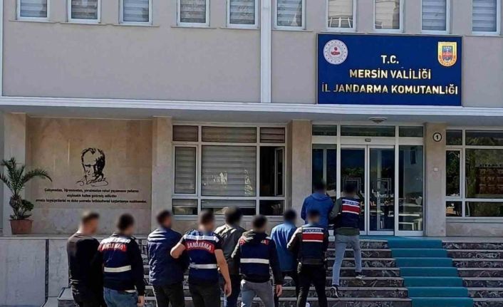 Mersin’de aranan 5 şahıs jandarma ekiplerince yakalandı
