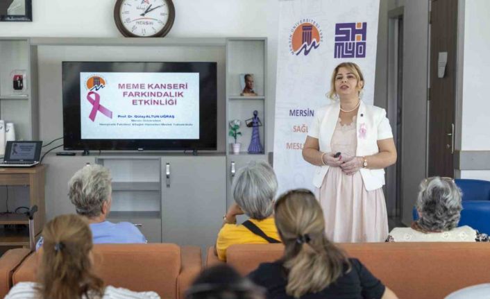 Mersin’de emekli kadınlara meme kanseri farkındalık eğitimi