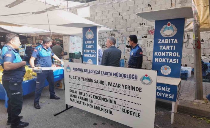 Mersin’de müşterisine hakaret eden pazar esnafına 30 gün faaliyetten men cezası