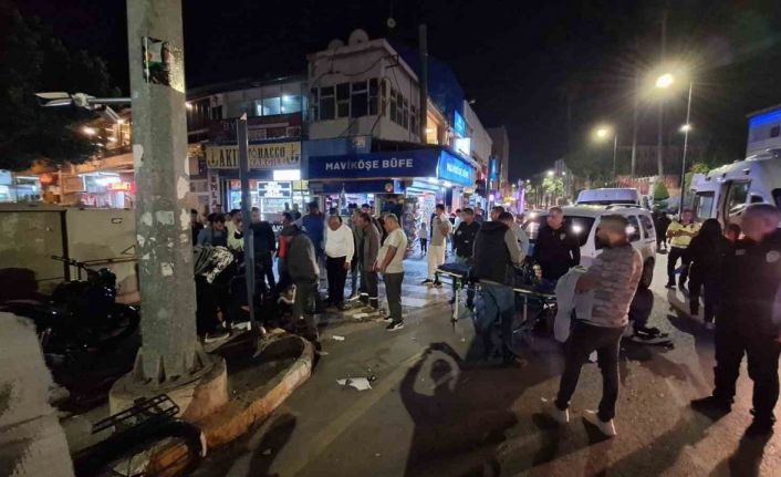 Mersin’de trafik kazası:2 yaralı