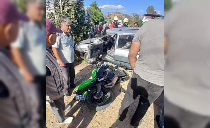 Mersin’deki kazada motosiklet sürücüsünün ardından otomobil sürücüsü de hayatını kaybetti