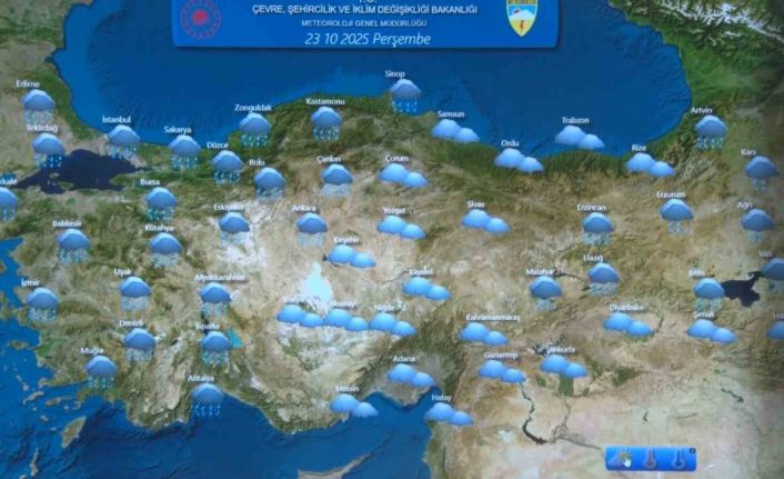 Meteoroloji Genel Müdürlüğü: "Ülke genelinde şiddetli yağışlar görülebilir"