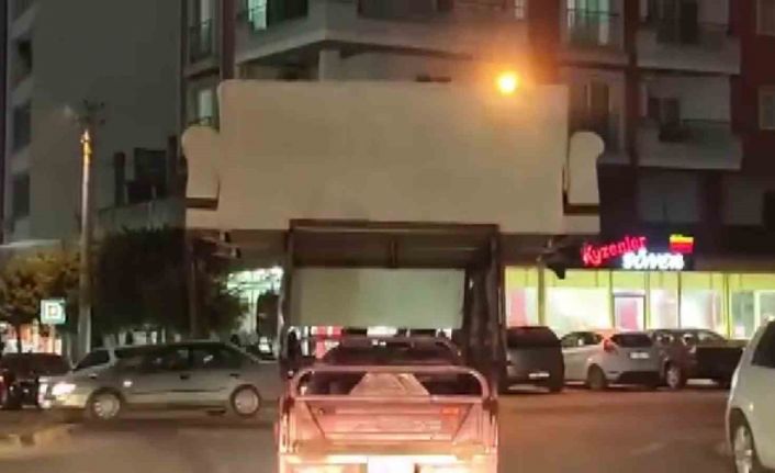 Motosikletle koltuk taşıyan sürücüye ceza