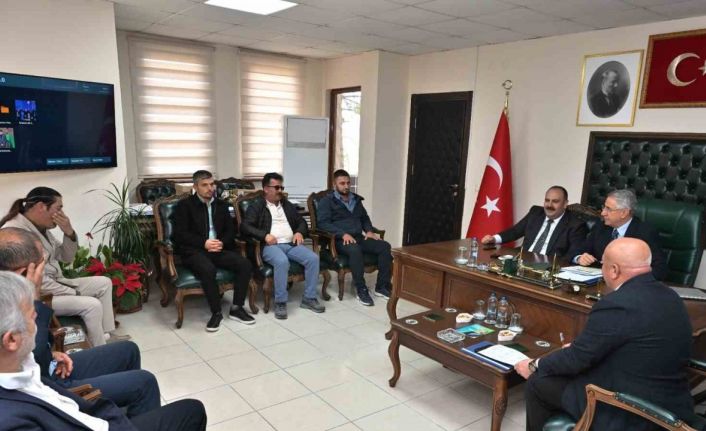 Mücahit Yanılmaz’dan Başkan Hamamcı’ya ziyaret