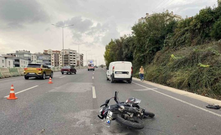 Mudanya’da trafik kazası : 1 yaralı