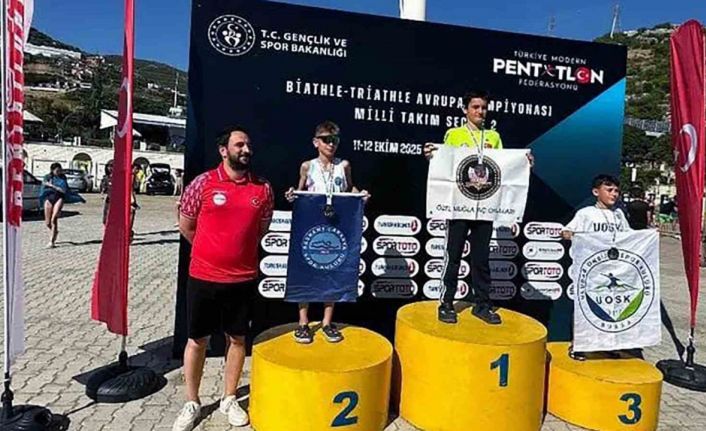 Muğla Büyükşehir sporcusu Batur Genç’ten iki günde iki Türkiye şampiyonluğu