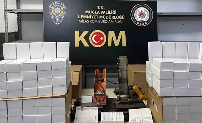 Muğla’nın 6 ilçesinde kaçak tütün mamulleri operasyonu