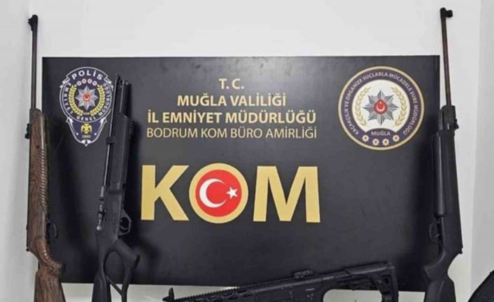 Muğla’nın 7 ilçesinde silah operasyonu: 4 tutuklama