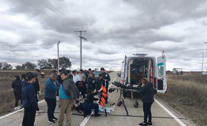 Muratlı’da trafik kazası: 1 yaralı