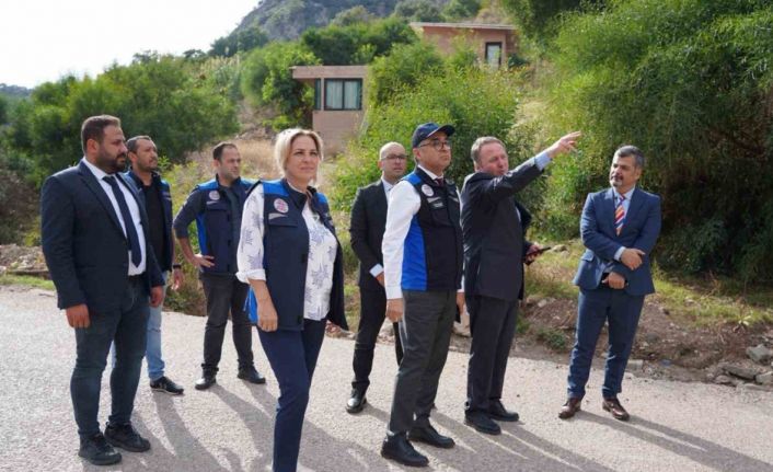 MUSKİ Genel Müdürü Şengül Fethiye’deki saha çalışmalarını inceledi