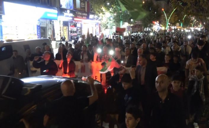 Muş’ta binlerce kişiden Gazze’ye destek gösterisi