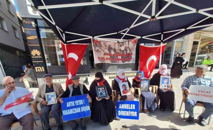 Muş’ta evlat nöbeti 216’ncı haftasında sürüyor