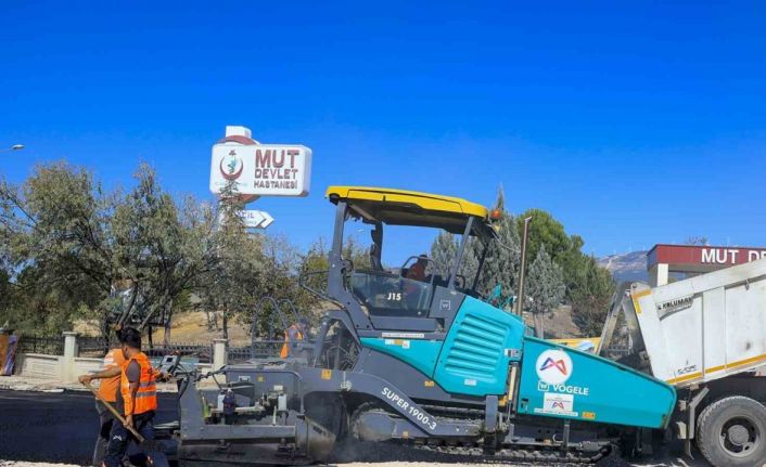 Mut’ta yenilenen yollar ulaşımı rahatlattı