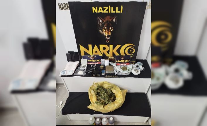 Nazilli’de eş zamanlı uyuşturucu operasyonu: 2 şüpheli tutuklandı