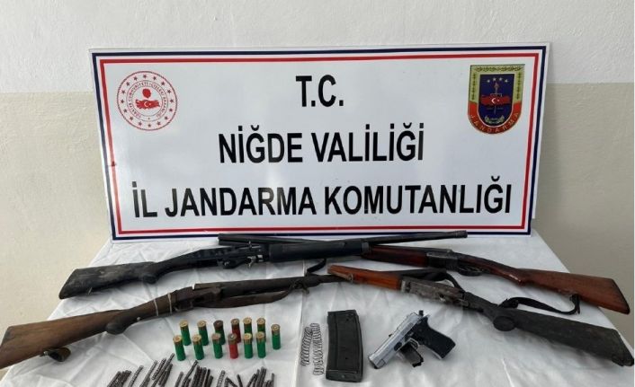 Niğde’de ruhsatsız silah operasyonu: 2 kişiye adli işlem başlatıldı