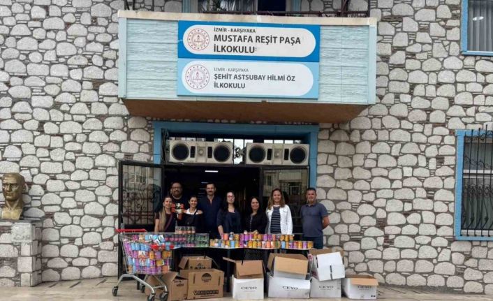 Öğrenciler, tedavi gören kediler için 2 bin kutu mama topladı