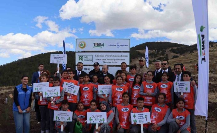 Oltu’da 5 bin fidan toprakla buluştu