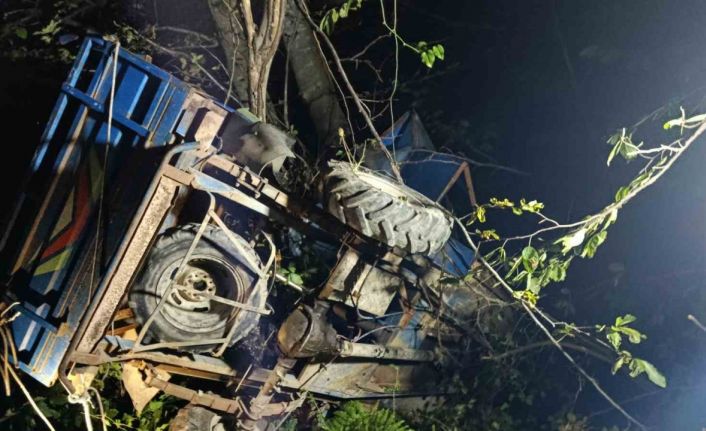 Ordu’da uçuruma yuvanlanan tarım aracının altında kalan sürücü hayatını kaybetti