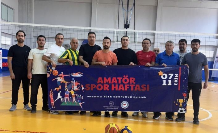 Osmaniye’nin Hasanbeyli ilçesinde amatör spor haftası coşkusu