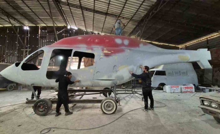 Otomobiller ve dev kasklarla başladı, şimdi fiberglas helikopter üretmeyi hedefliyor