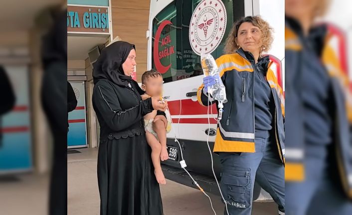 Oyun oynarken ateşe düşen çocuk ağır yaralandı