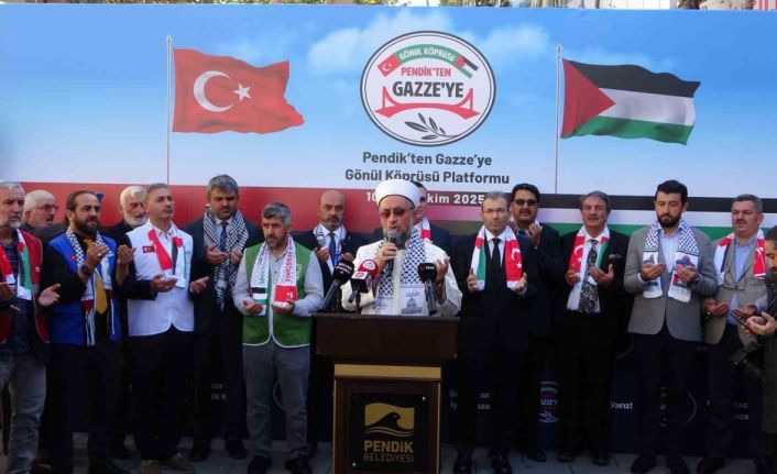 Pendik’te belediye ve esnafhfı Gazze’ye destek kampanyası