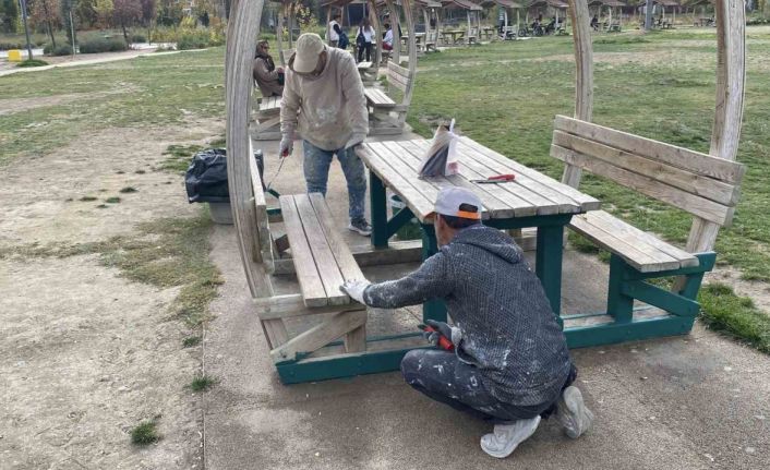 Recep Tayyip Erdoğan Millet Bahçesi’nde bakım ve onarım çalışmaları başladı