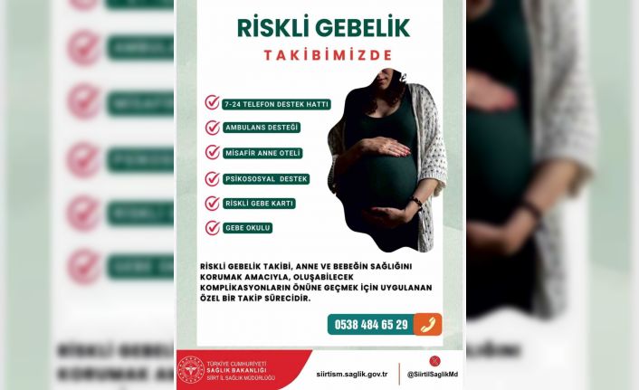 Riskli gebeliği olan anne adayları danışma hattı üzerinden takip edilecek