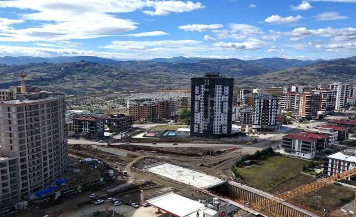 RTE Bulvarı’nda 3. şeridin inşası başladı