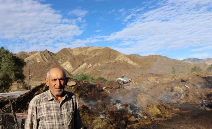 Samanlıkta kundaklama şüphesi