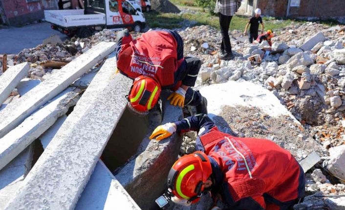Samsun Büyükşehir’den nefes kesen tatbikat