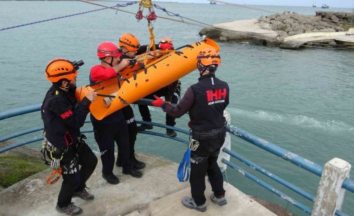 Samsun’da ekipler afet hazırlığını test etti