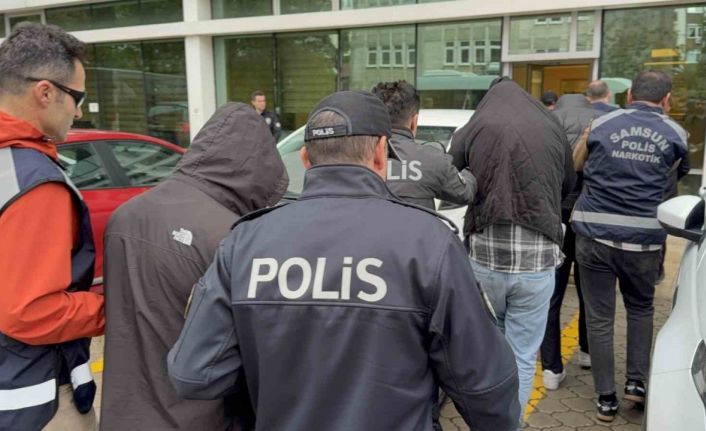 Samsun’da uyuşturucu ticaretinden 6 kişi tutuklandı