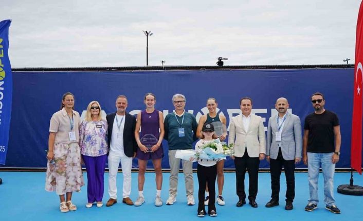 Samsun’daki Uluslararası Tenis Turnuvası sona erdi