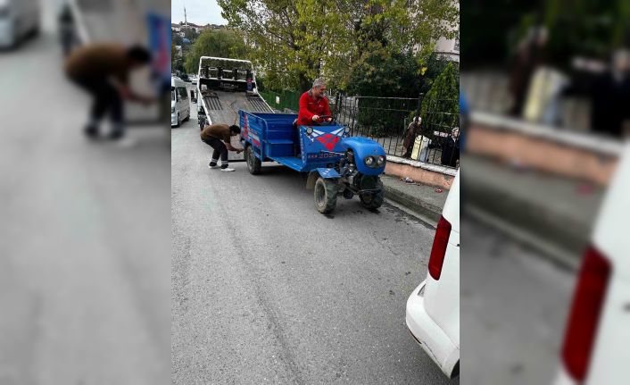 Sanayi içinde kuralsız park eden araçlar çekiliyor