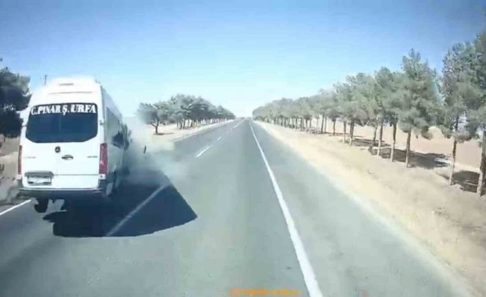 Şanlıurfa’da 1 kişinin öldüğü, 14 kişinin yaralandığı kazanın görüntüsü ortaya çıktı