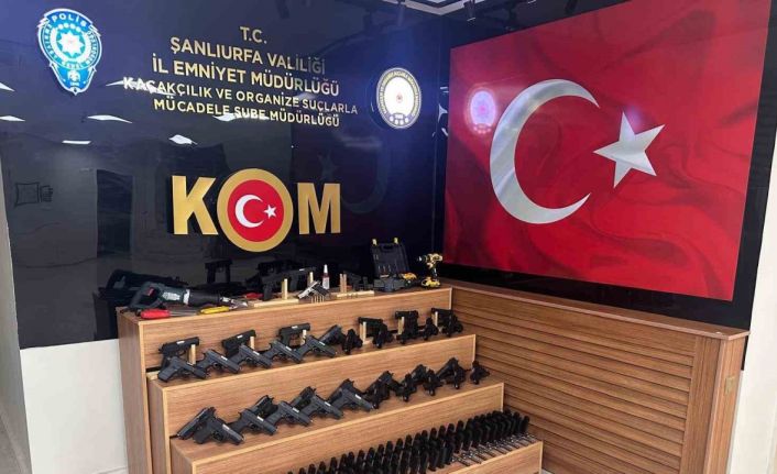 Şanlıurfa’da 37 ruhsatsız silah ele geçirildi: 3 gözaltı