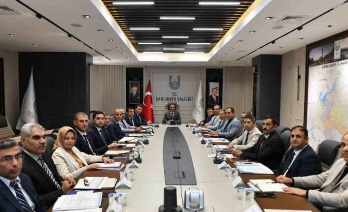 Şanlıurfa’da eğitimin genel durumu ele alındı