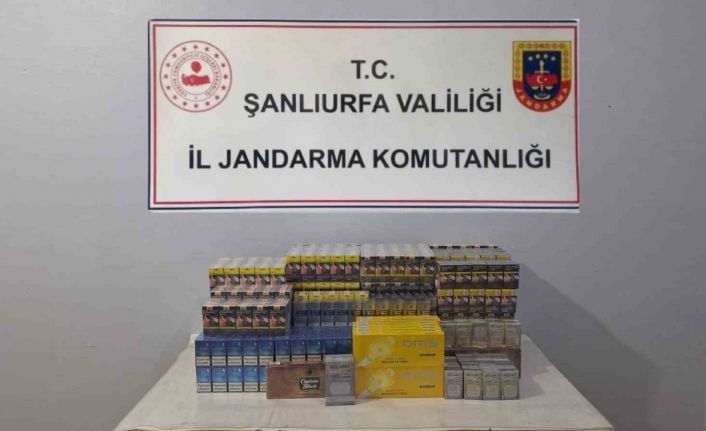Şanlıurfa’da gümrük kaçağı 2 bin 370 paket sigara ele geçirildi