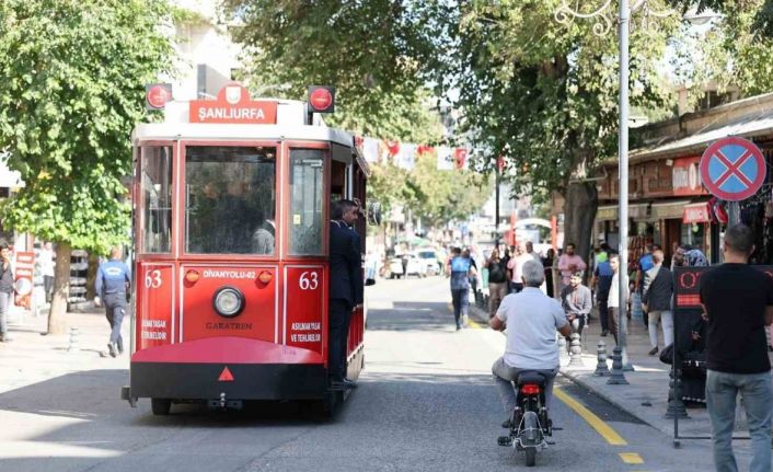 Şanlıurfa’da nostaljik tramvay hizmete girdi
