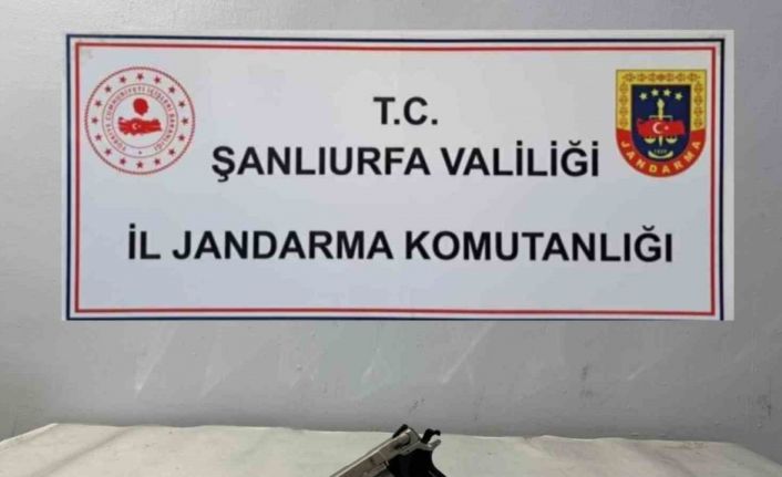 Şanlıurfa’da ruhsatsız silah ele geçirildi