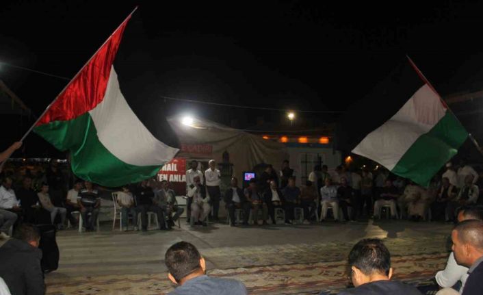 Şanlıurfa’da Sumud Filosu’na destek nöbeti
