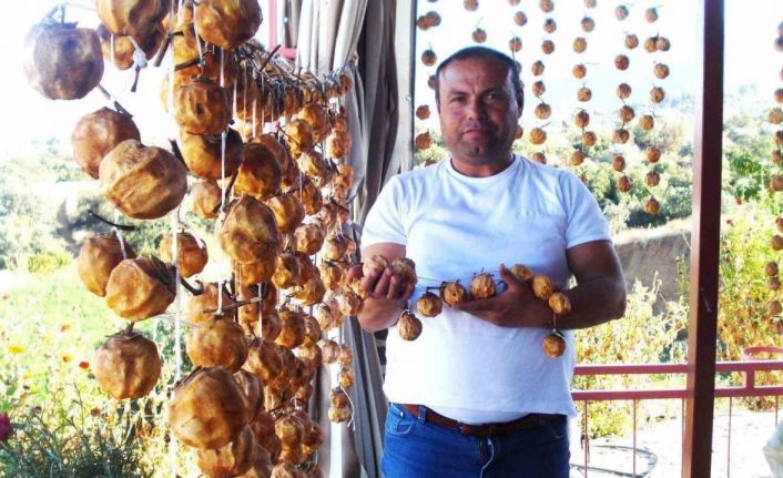 Sarıgöl’de balkonlar cennet elmasıyla renklendi