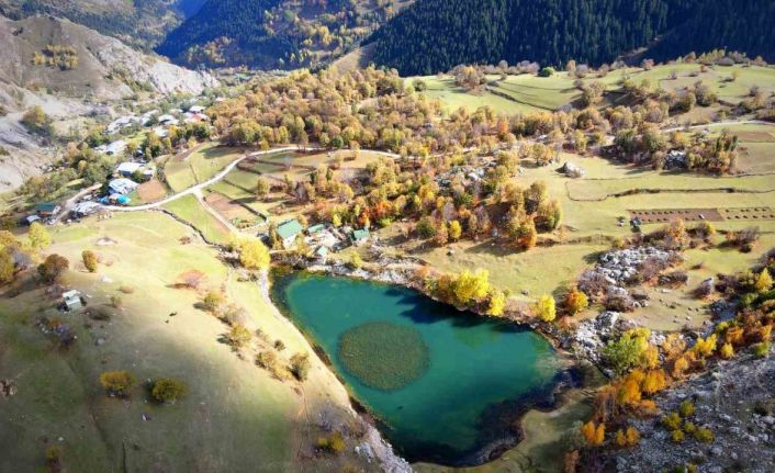 Şavşat’ın seyrine doyum olmayan sonbahar güzelliği