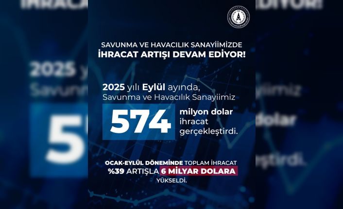 Savunma Sanayii Başkanı Görgün: "Savunma ve havacılık sanayiimiz, 2025 yılı Eylül ayında 574 milyon dolarlık ihracat gerçekleştirdi"