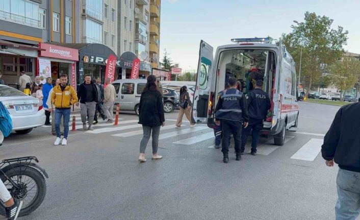 Seydişehir’de bisiklet ile motosiklet çarpıştı: 2 yaralı