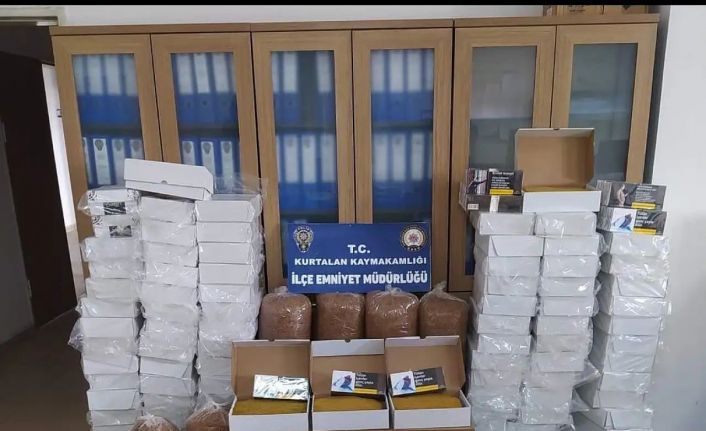 Siirt’te 140 kilo tütün ve 30 bin makaron ele geçirildi