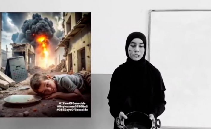 Sındırgı’da öğrencilerden anlamlı Gazze mesajı